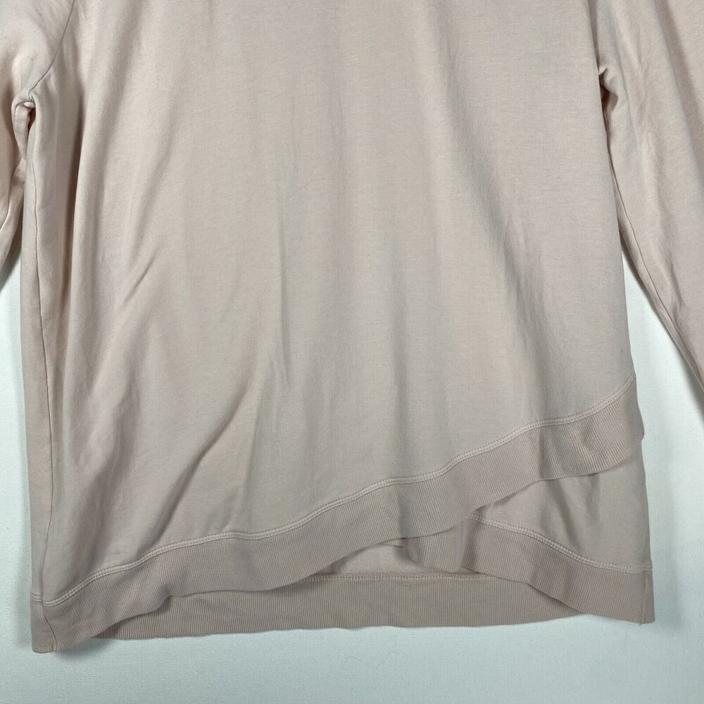 J‎ Jill Pure Jill Womens Pullover Sweater SMALL Pink Blush Pima Cotton - Picture 2 of 9